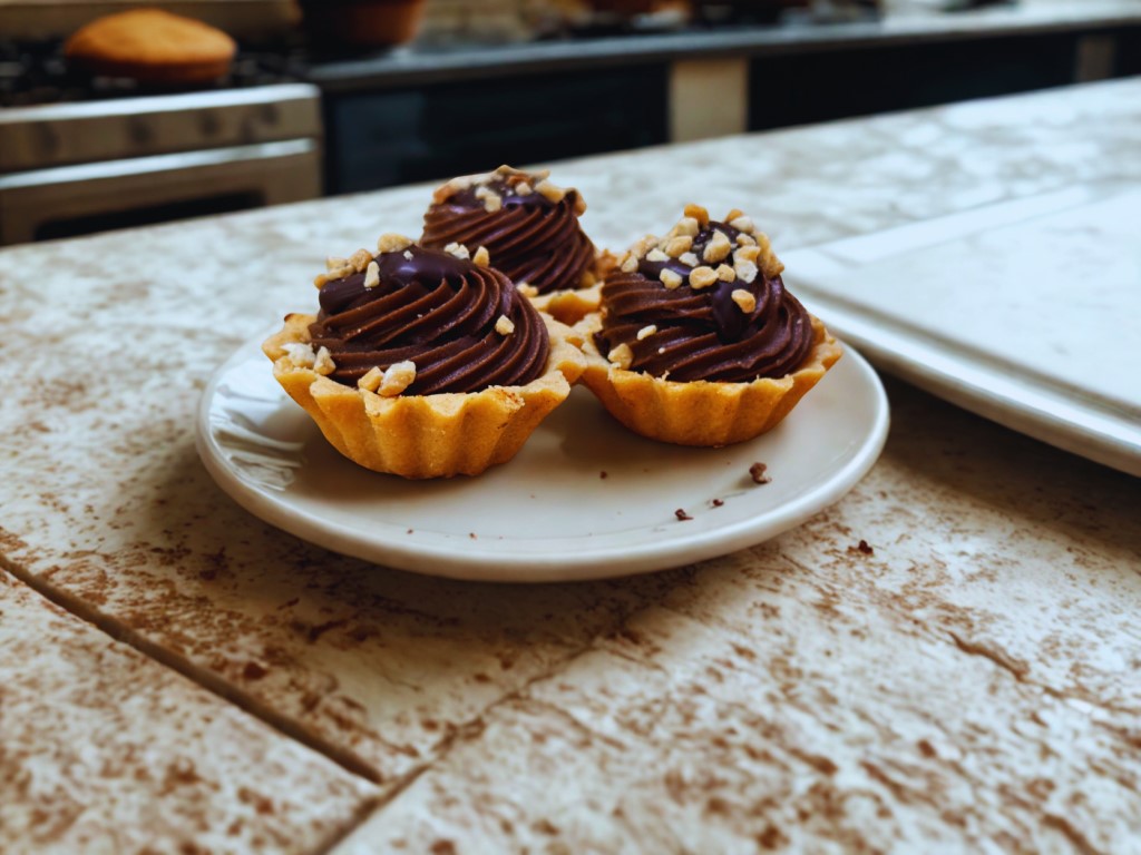 Mini babeczka z orzechami